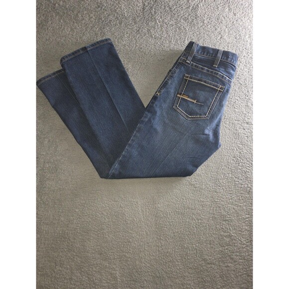 Ariat Rebar M4 Relaxed Boot Jeans Mens 34x32 DuraStretch Bodie Bootcut Western - Picture 1 of 13